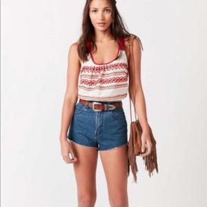 Urban Outfitters Ecote Red crochet cami tank‎ M NWT